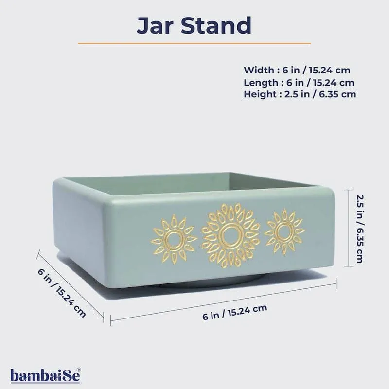 Igna Mandala MDF Rotating Jar Tray media 7