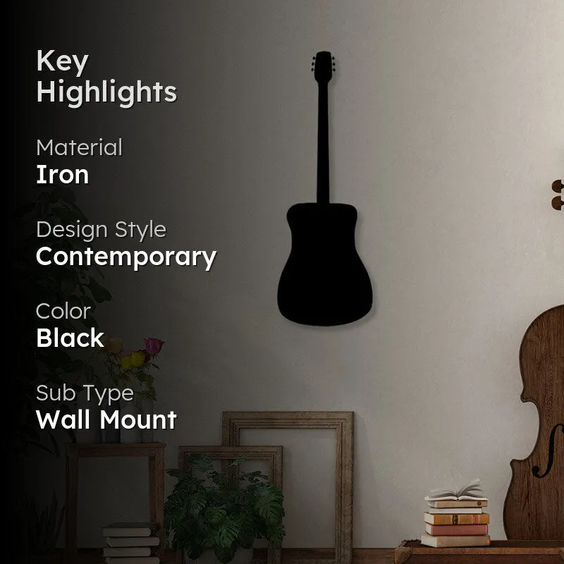Guitar Love Black Iron Wall Accent media 2