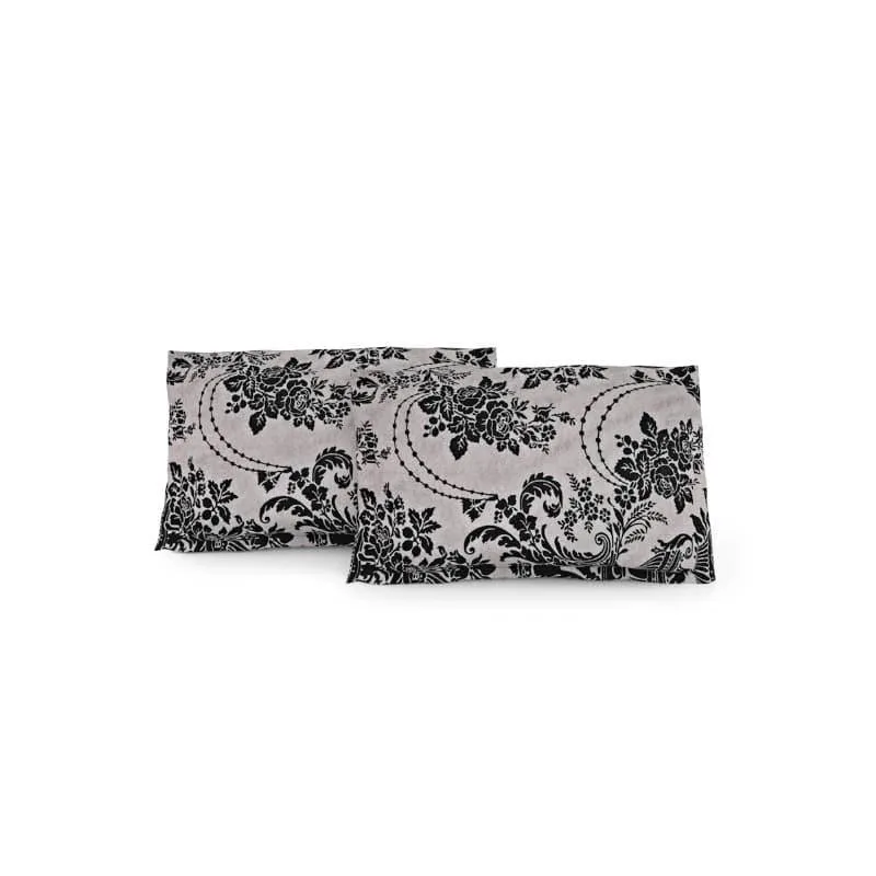 Swayam Regal Dreamscape Cotton Bedsheet (Dark Grey) - 144 TC media 4