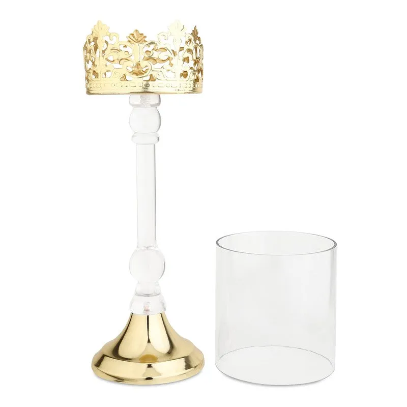 Aurum Crest Pillar Candle Holder media 6