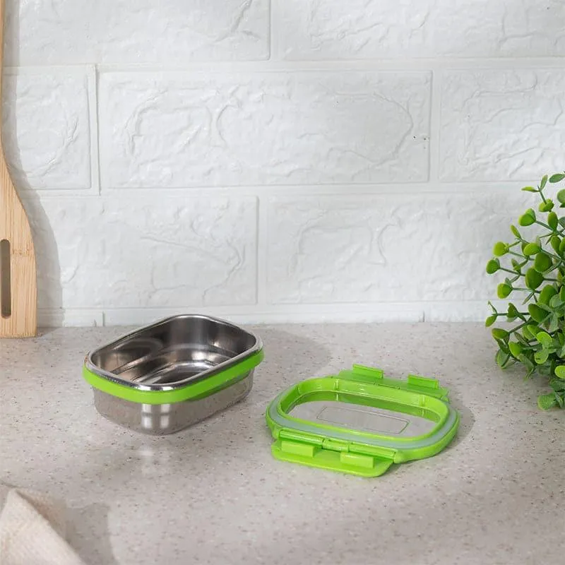 Yum Lock Insulated Lunch Box (Green) - 150 mL media 3
