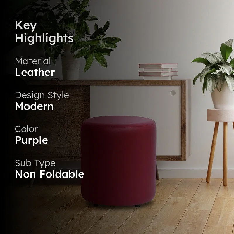 Elviro Plushio Ottoman - Purple media 2