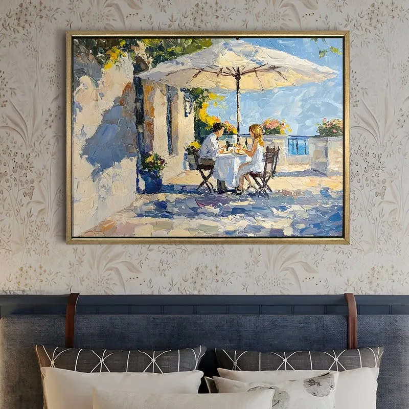 Coastal Brunch Canvas Wall Painting With Frame media 5