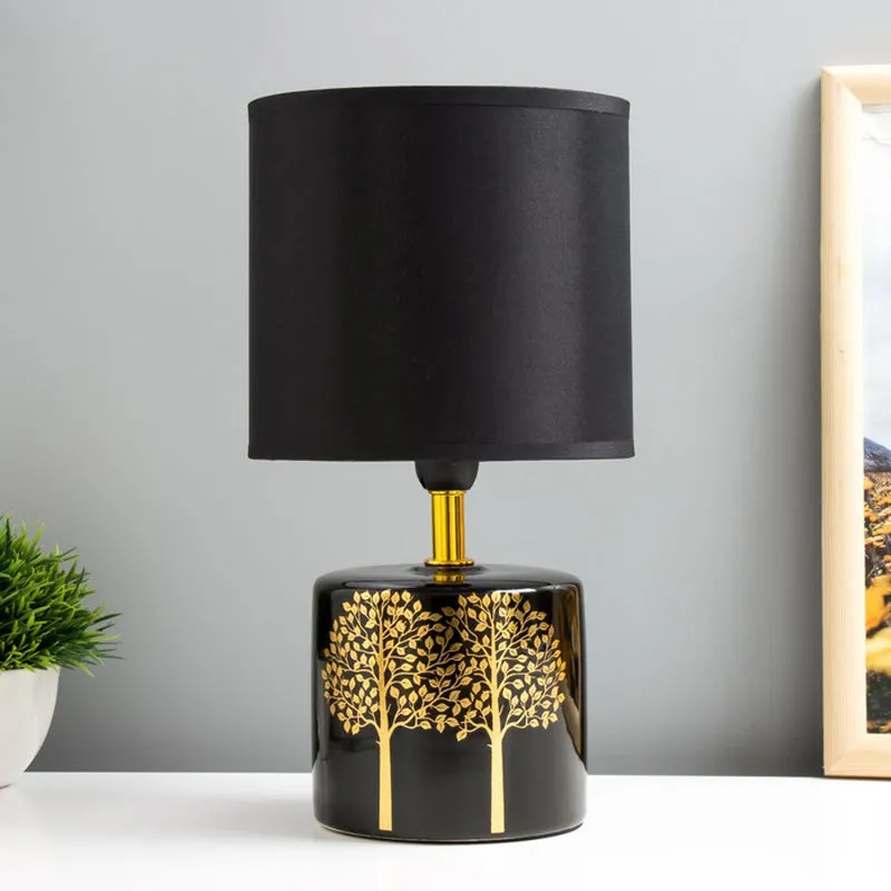 Vriksha Resin Table Lamp - Black,Gold media 3