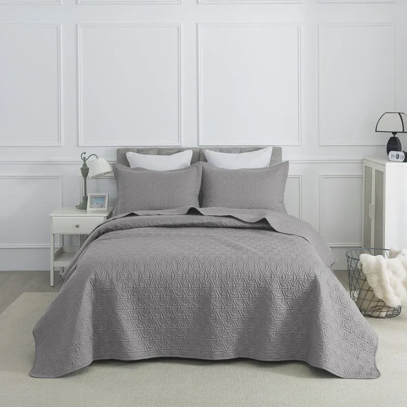 Deep Charcoal Bed Cover media 1