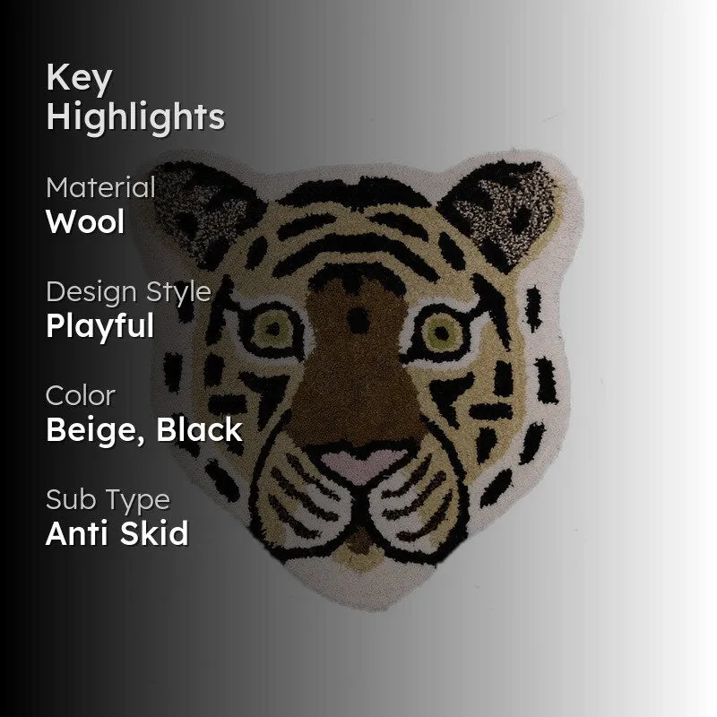 Tiger Roar Wool Carpet media 2