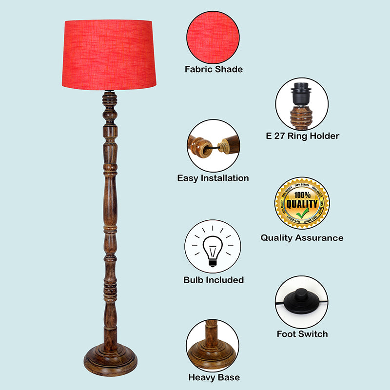 Elfin Curve Floor Lamp - Red media 5