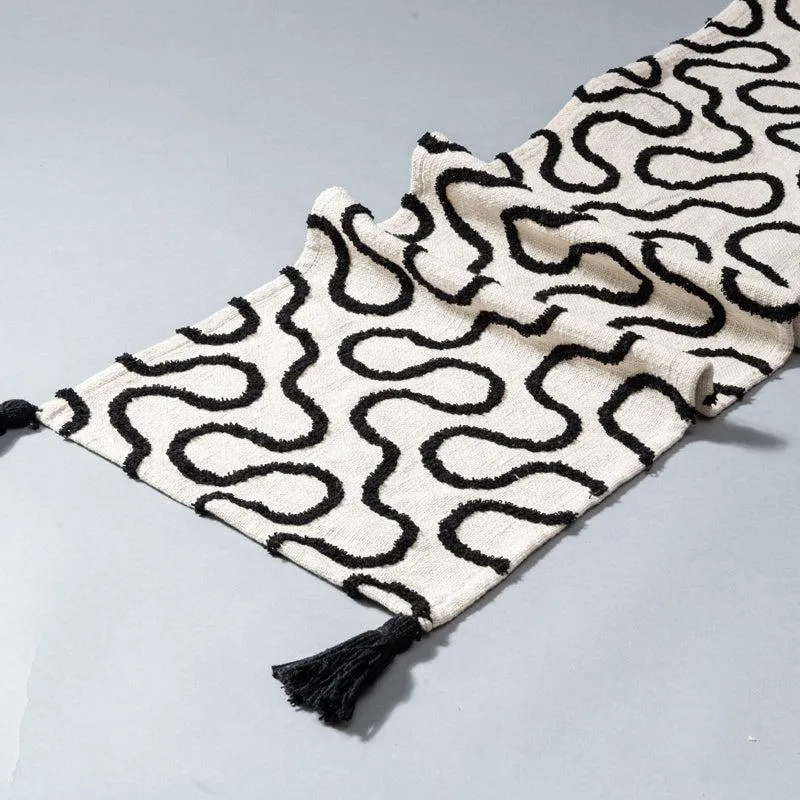 Iztac Embroidered Cotton Table Runner media 1
