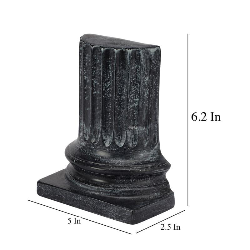 Ancient Pillar Book Ends (Black) - Set Of Two media 3