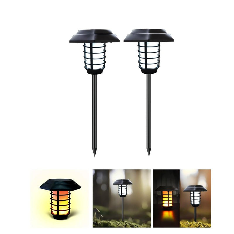Courtyard Metal Outdoor Lamp - Set Of Two media 5