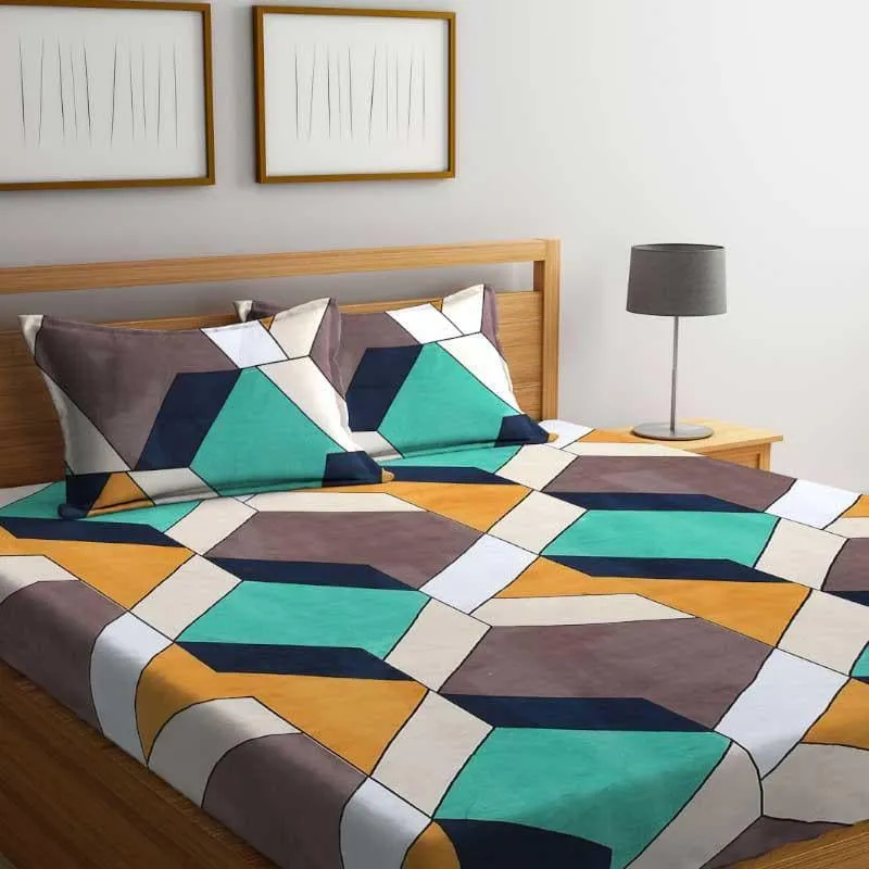 Tricon Printed Microfiber Bedsheet - 130 GSM media 3