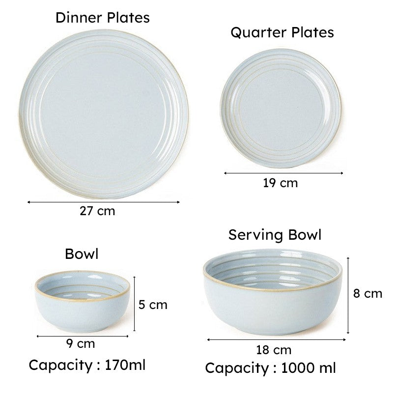 Estia Dining Set (Artic Blue) - 20 Piece Set media 7