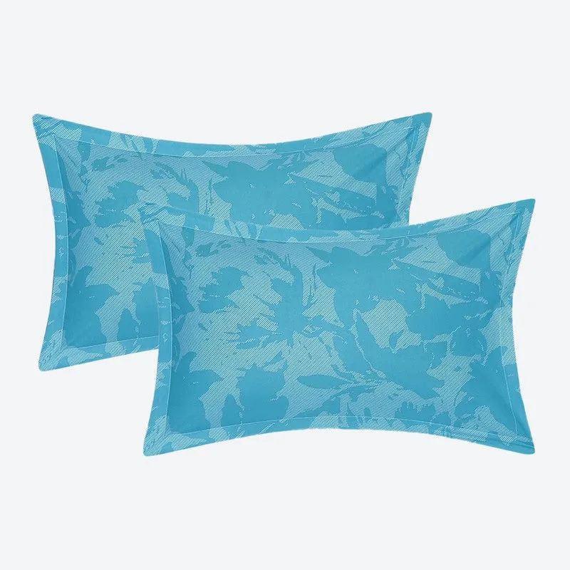 Monte Carlo Modern Muse Cotton Bedsheet (Blue) - 104 TC media 8