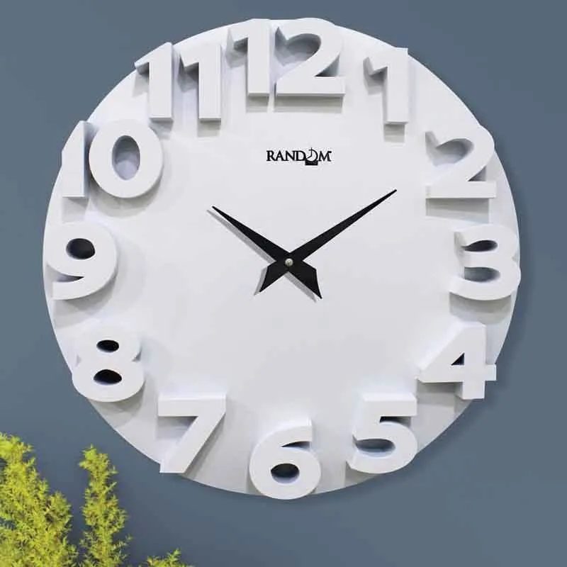Artistic Wall Clock - White media 1