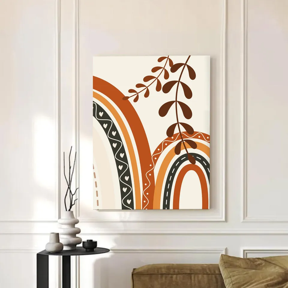 Boheme Bliss Cotton Canvas Wall Painting media 2