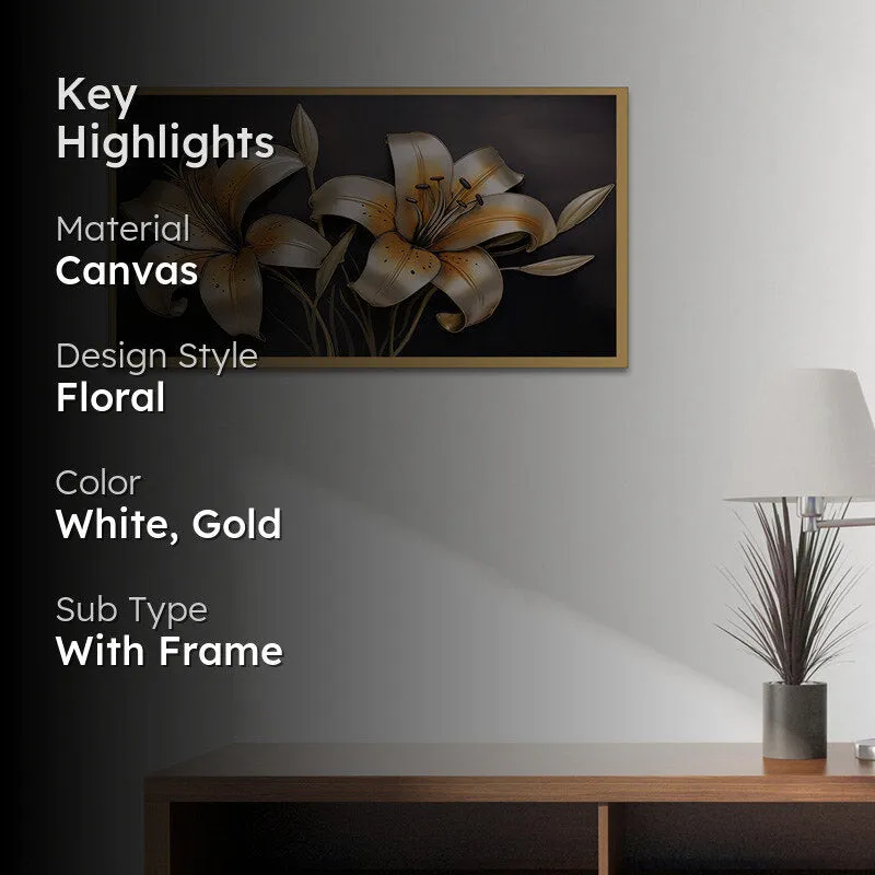 Lyssa Lily Floral Canvas Wall Painting media 2