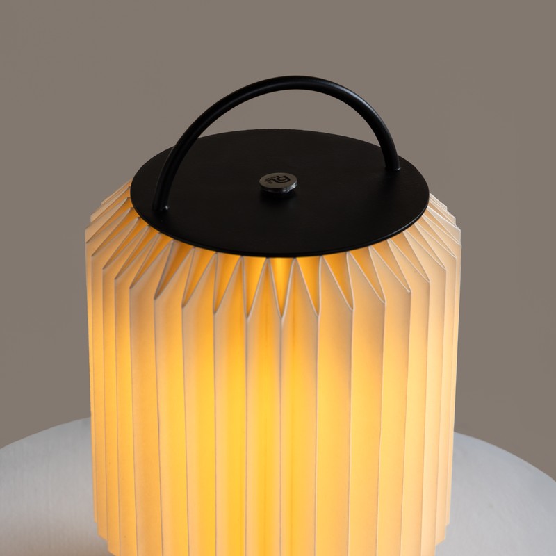 Fig Living Tote Table Lamp - Ivory,Black media 6