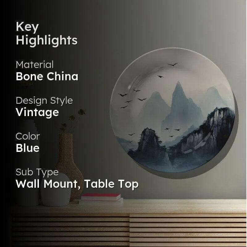 Traditional Chinese View Wall Plate media 2