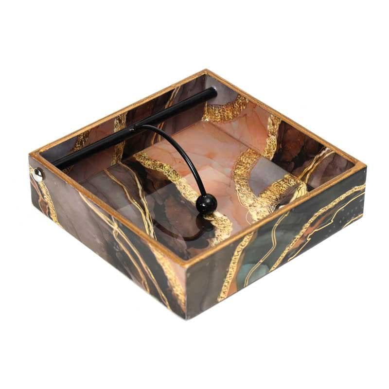 Gold Sand Marble Napkin Holder media 3