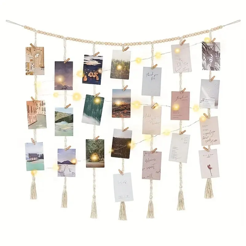 Loro Macrame hanging photoframe media 6