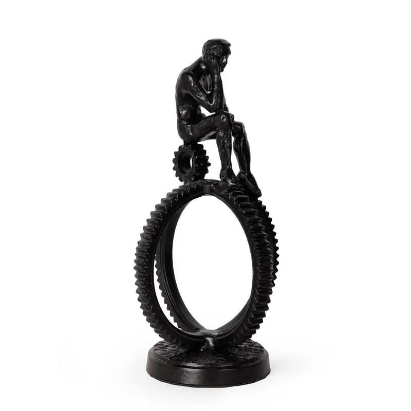 Pondering Man Showpiece media 4