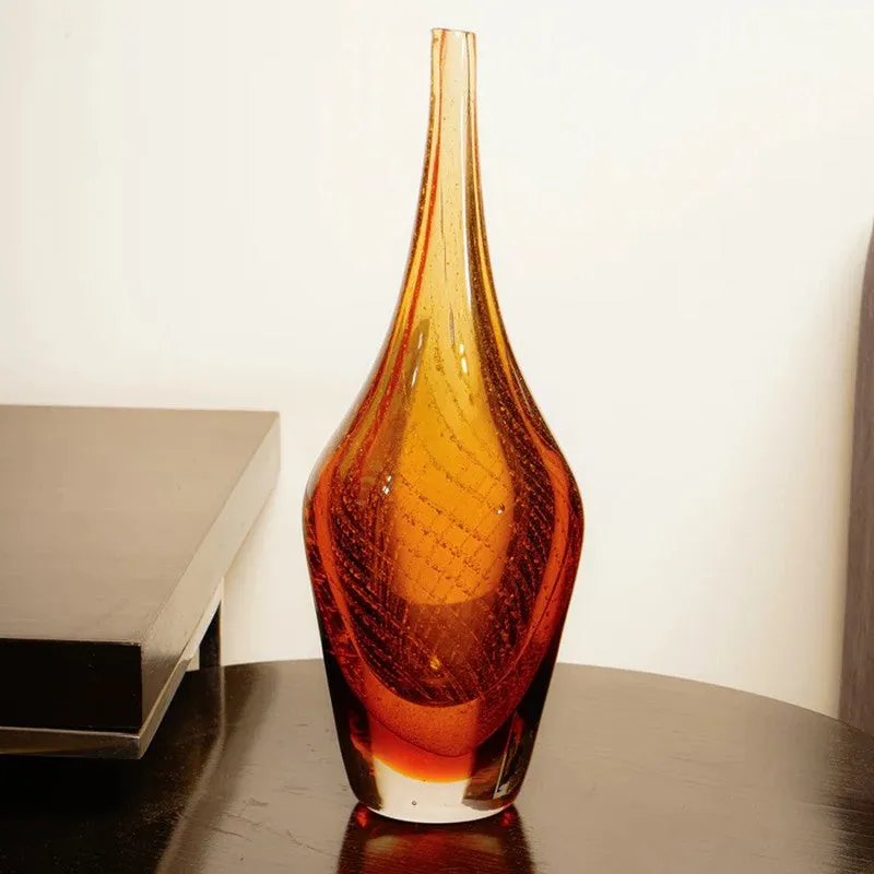 Aurelle Colorfall Crystal Glass Showpiece media 3