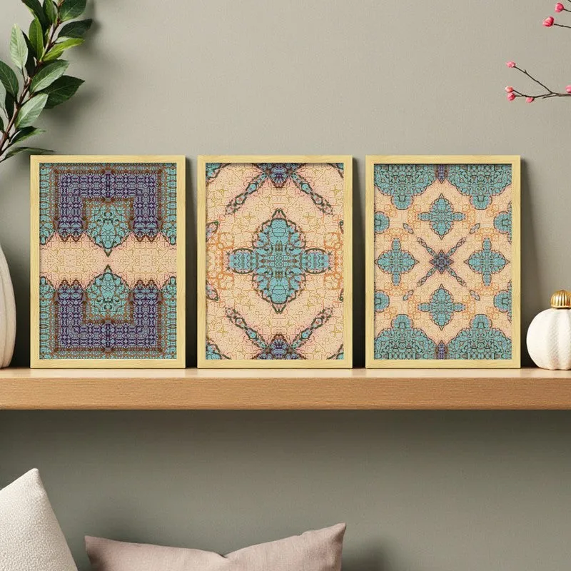 Artora Wall Painting - Set Of Three media 3