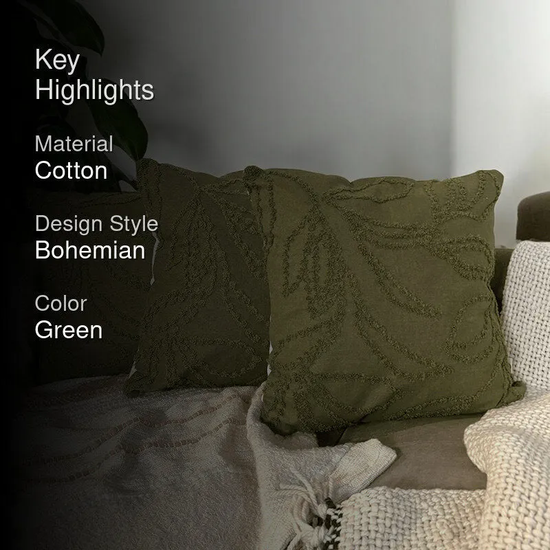 Tapestra Tufted Cushion Cover Set - Set Of Three media 2