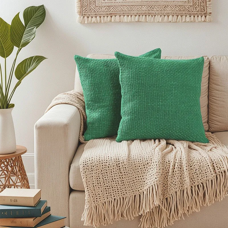 Aenya Dream Cushion Cover (Green) - Set Of Two media 1