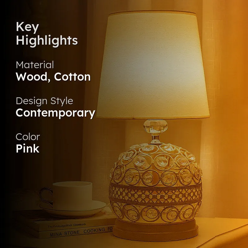 DomeNest Metal Table Lamp - Pink media 2