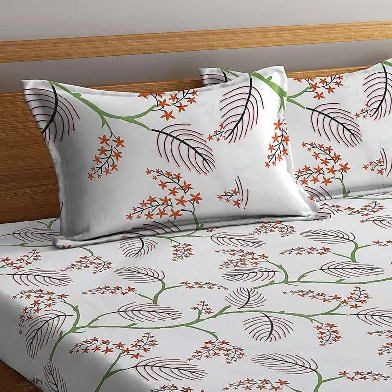 Sienna Vine Bedsheet - 150 GSM media 3