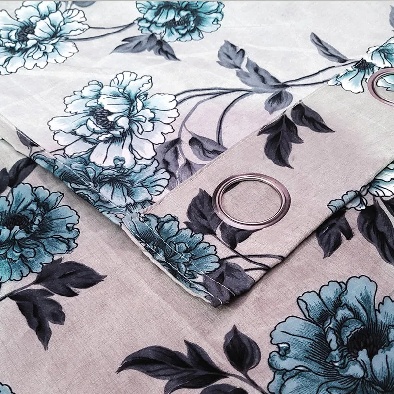 Giada Floral Cotton Curtain media 3