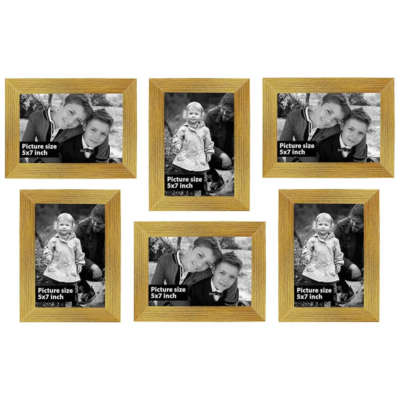 Willow Charm Rectangle Photo Frame (Gold) - Set Of Six media 4