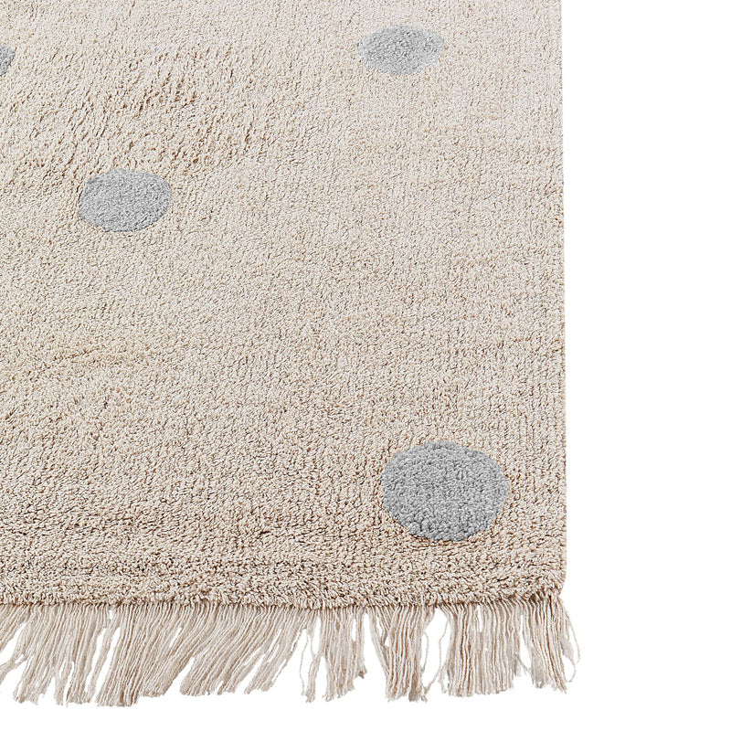 Polka Dream Tufted Cotton Area Rug - Blue media 6
