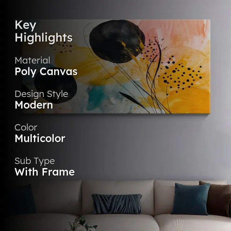 Lively Round Wall Painting media 2