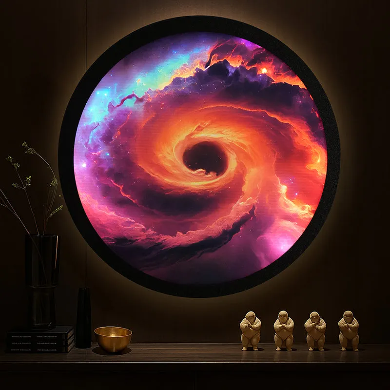 Cosmic Whirl Backlit Wall Art media 4