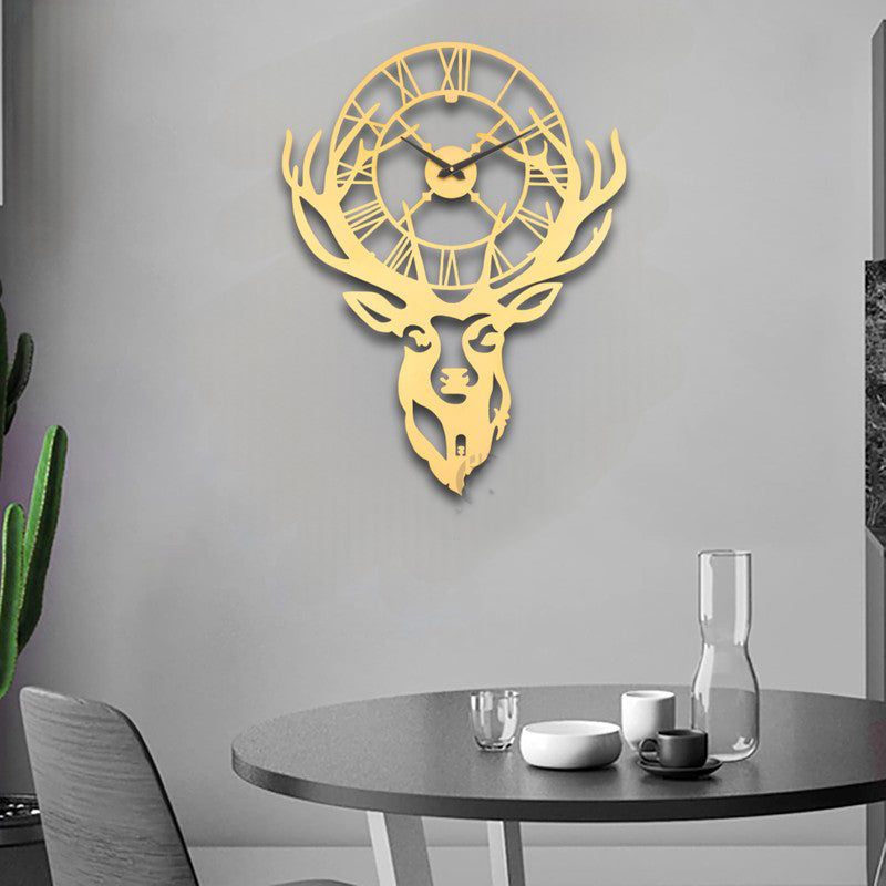 Moment Silent Wall Clock - Gold