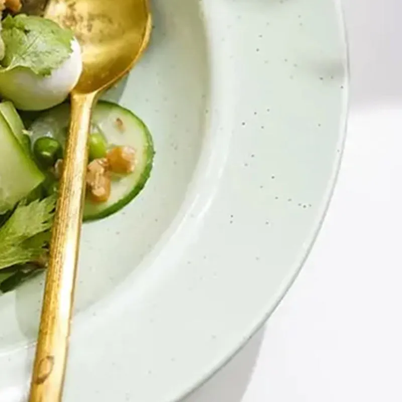 Lemongrass Glam Handmade Ceramic Platter media 4