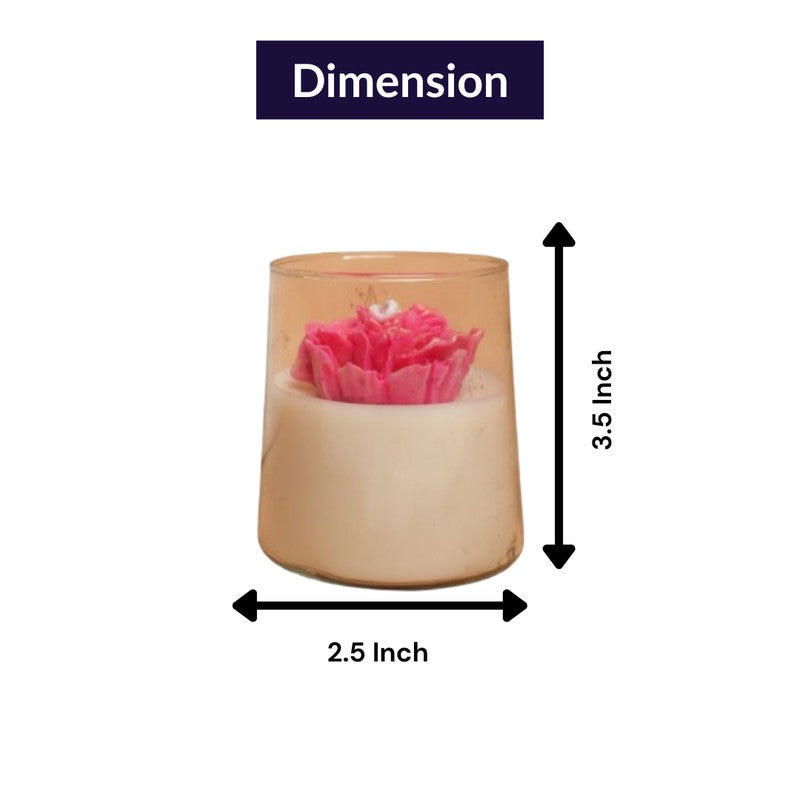 RoseAura Scented Candle Set - Pink media 11