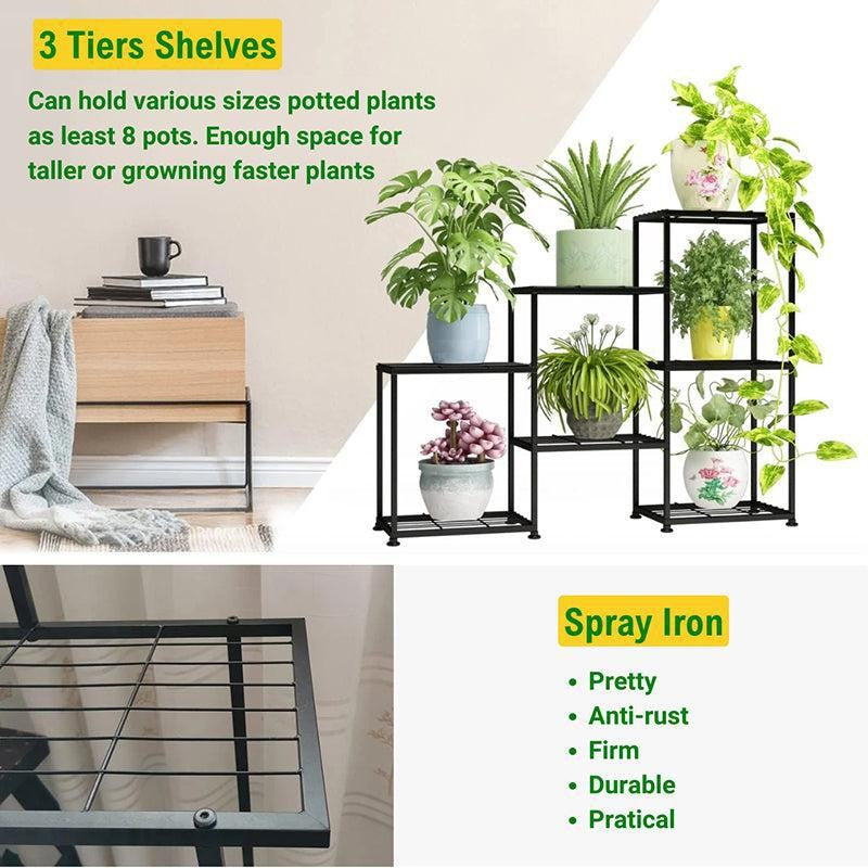 Sylavan Tier Metal Planter Stand media 3