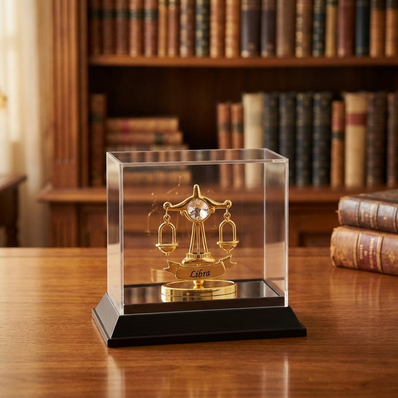 Classic Justice 24K Gold Plated Mild Steel Showpiece