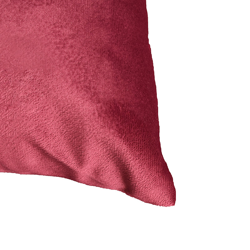 Vintara Velvet Cushion Cover (Red) - Set Of Five media 5