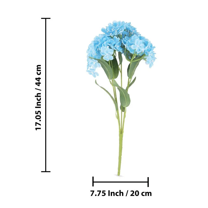 Linora Hydrangea Artificial Flower(Blue) - Set Of Two media 6