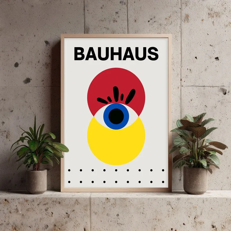 The Eye Archival Canvas Wall Art - Natural Brown Frame media 4