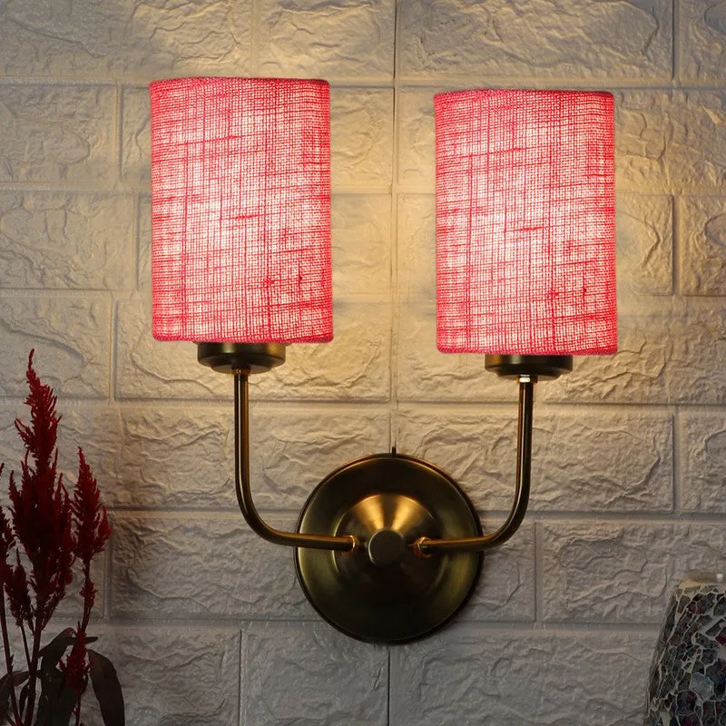Lumoire Duo Metal Wall Lamp - Pink media 1