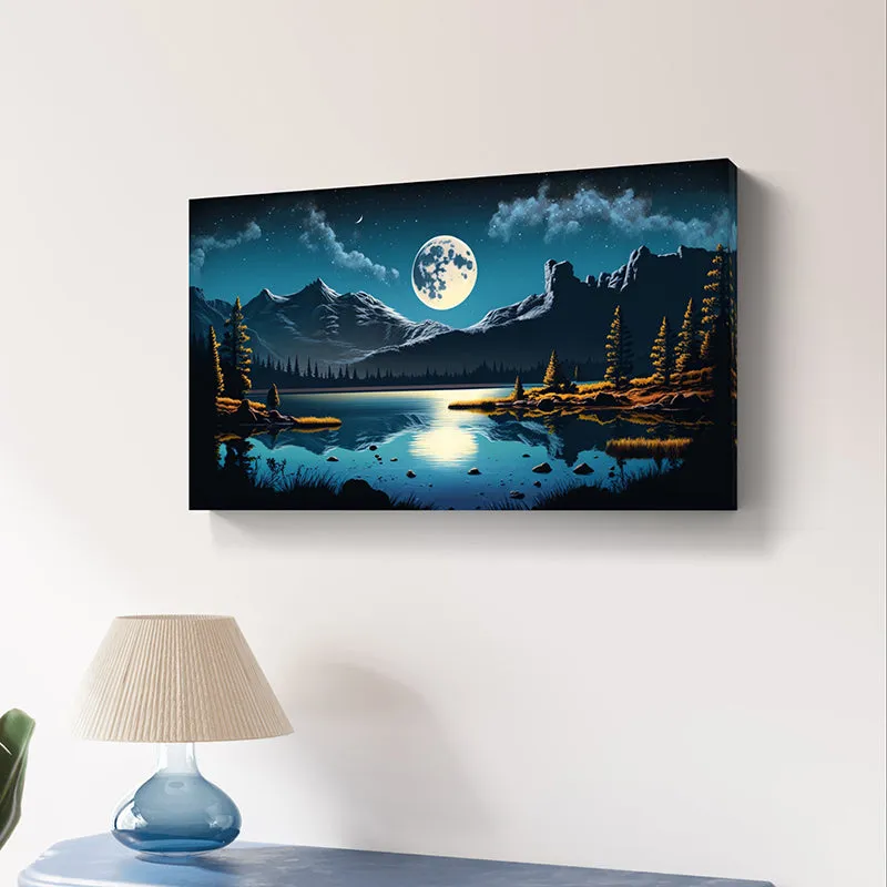 Moonkissed Canvas Wall Painting media 4