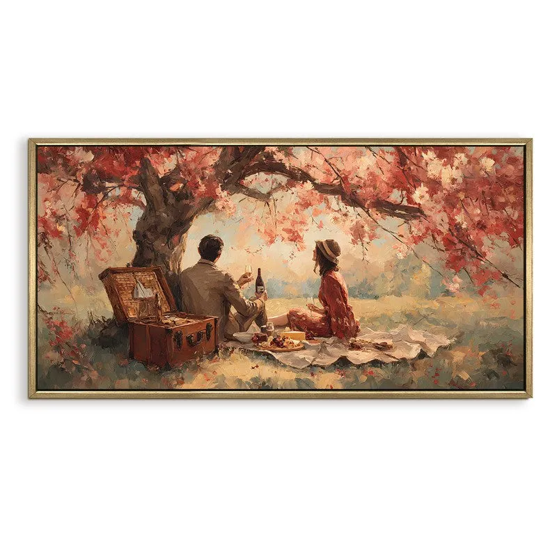 Flowering Boughs Canvas Wall Painting With Frame media 3
