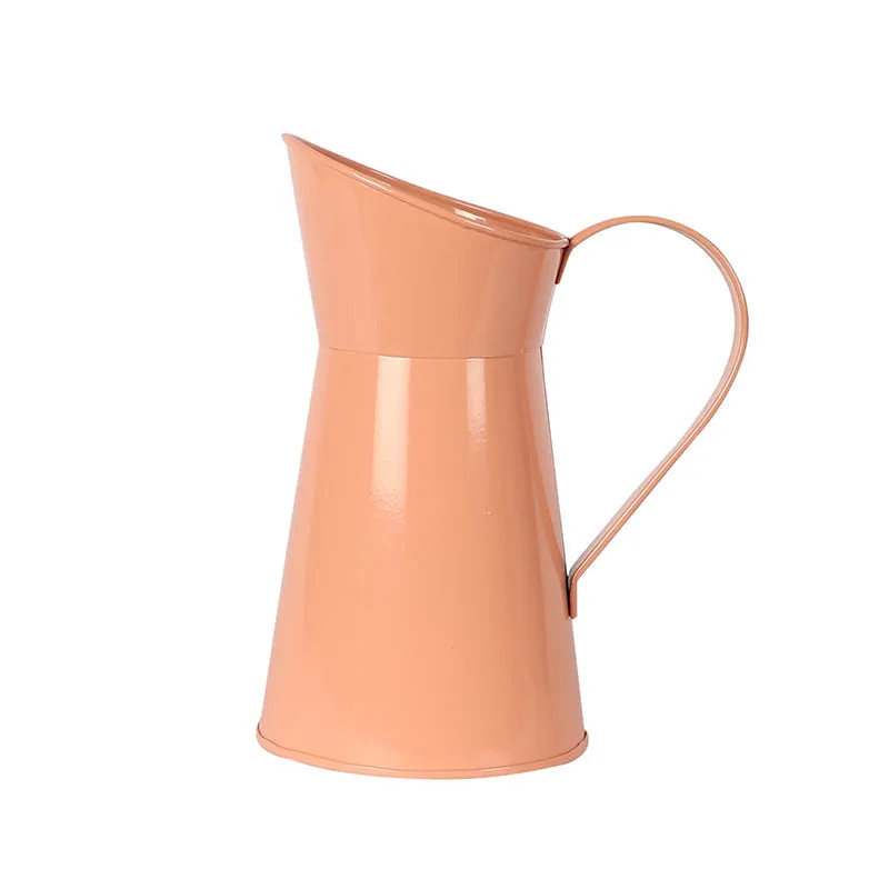 Pitcher Perfect Iron Planter (Peach) - Set Of Two media 5