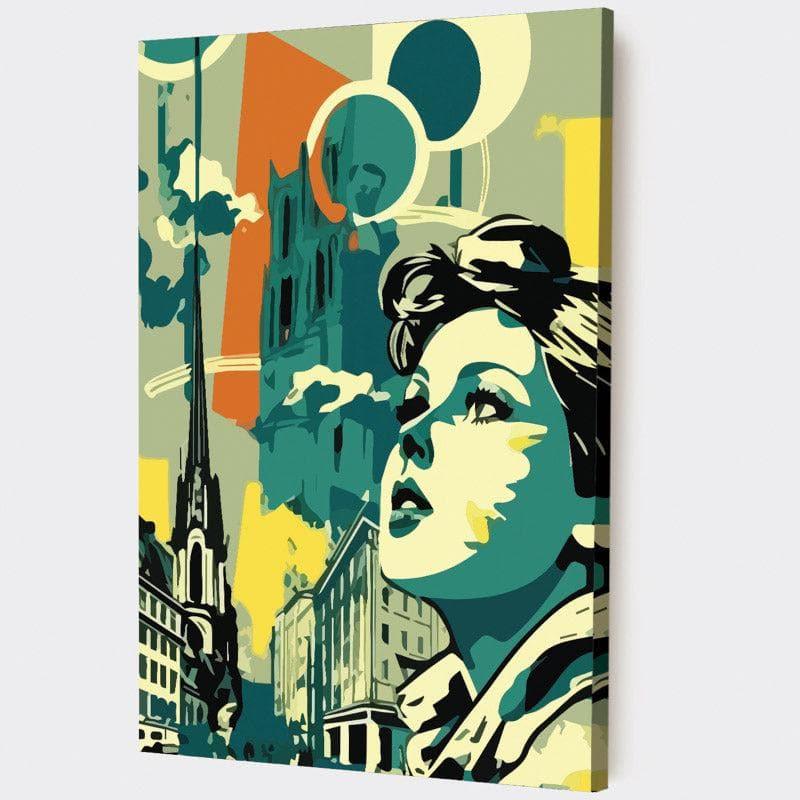 City Girl Canvas Wall Painting media 5
