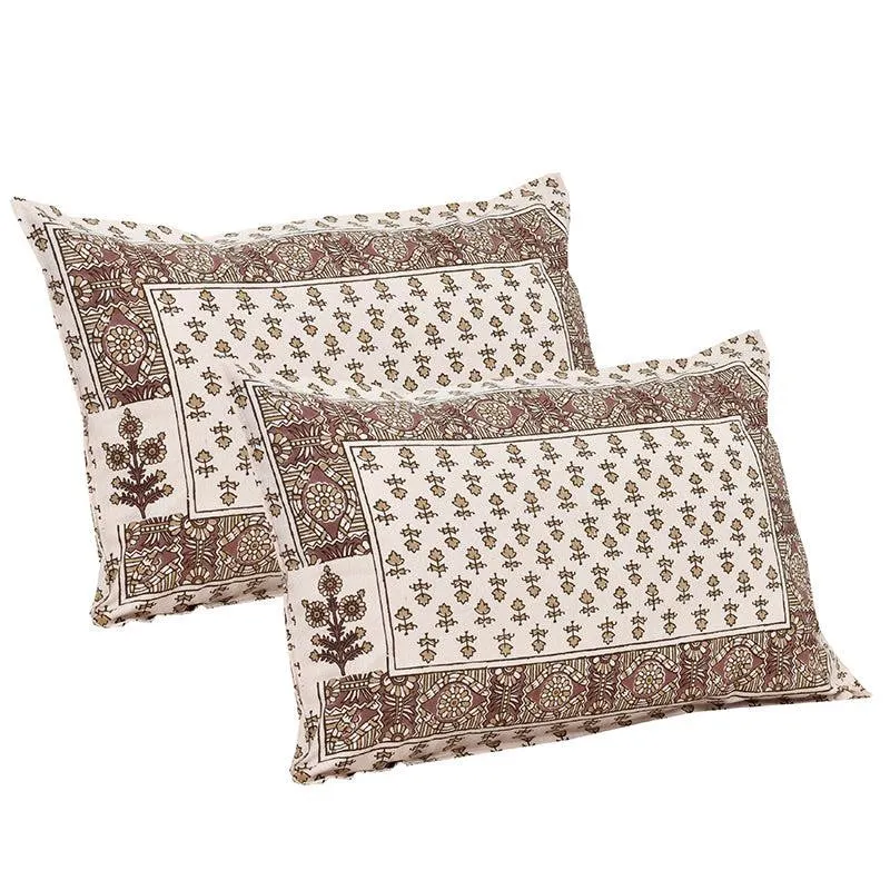 Koleen Printed Cotton Bedsheet (Ivory) - 160 TC media 5